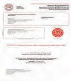 Ontario Certificate of Registration for Upholstered and Stuffed Articles