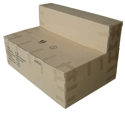 Wooden Sofa Fully assembled packing illustration